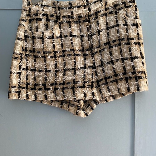 Zara tweed shorts size M 38 10