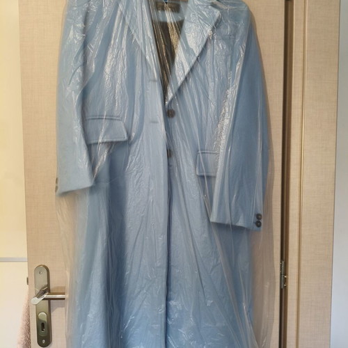 Zara ZW Collection wool coat medium, like new, light blue