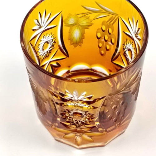 Nachtmann Traube handmade crystal whiskey glass like new
