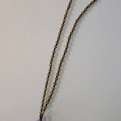 Pendant necklace with resin shells like new