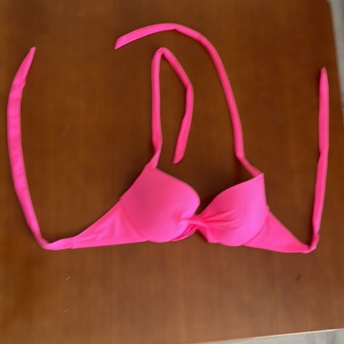 H&M Bikini Top new, size 75B, pink