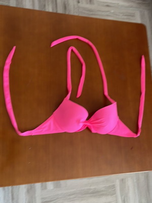 H&M Bikini Top new, size 75B, pink