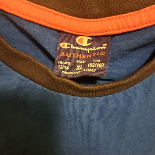 Champion Authentic Long-Sleeve Shirt XL for 13-14 Years, Blue