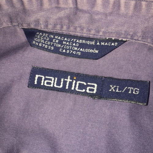 Nautica men's shirt used, blue, size XL XXL
