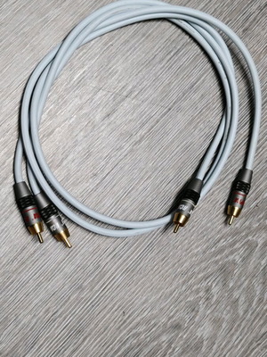 Supra Cable 2x RCA male - 2x RCA male 1m σαν καινούργιο