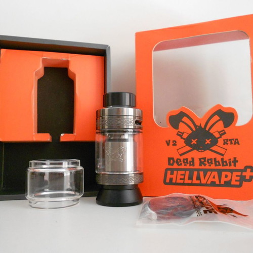 Hellvape Dead Rabbit v2 RTA Gun Metal and Voopoo Drag 3 177W Grey