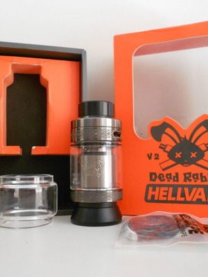 Hellvape Dead Rabbit v2 RTA Gun Metal και Voopoo Drag 3 177W Grey