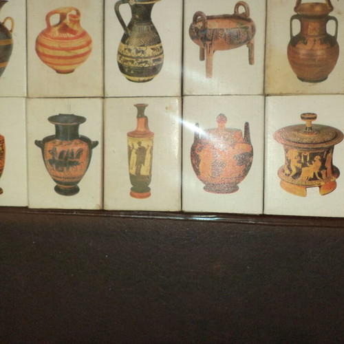 Empty matchboxes set used