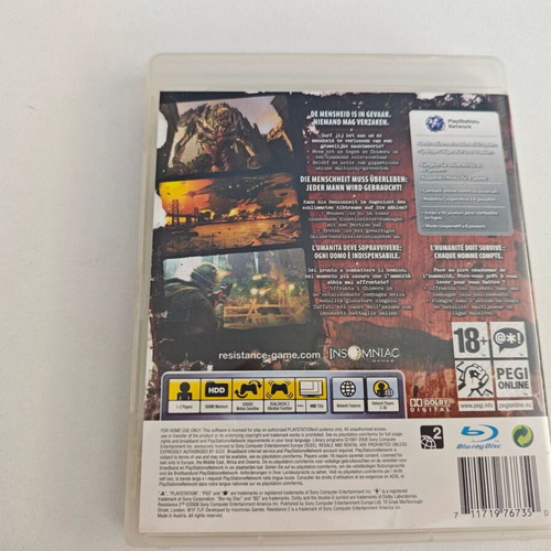 Resistance 2 PS3 used game