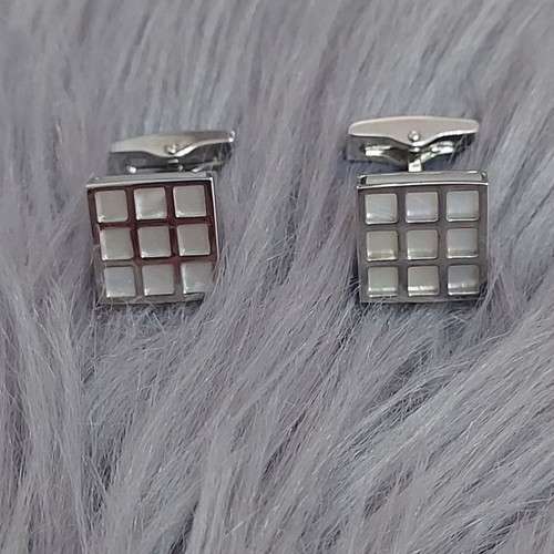 Daniel Hechter Men's Cufflinks with Mother of Pearl New