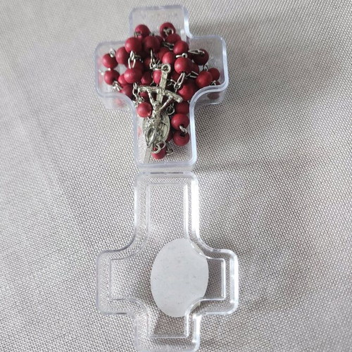 Rosary Papa Francesco new with aromatic beads from the Vatican