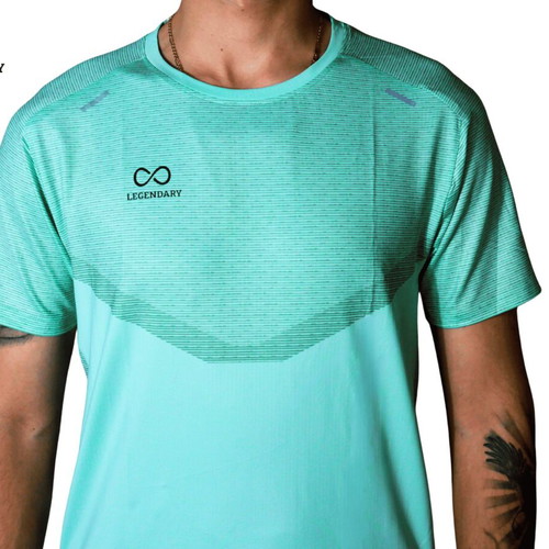 Legendary turquoise coral athletic T-shirt, L size