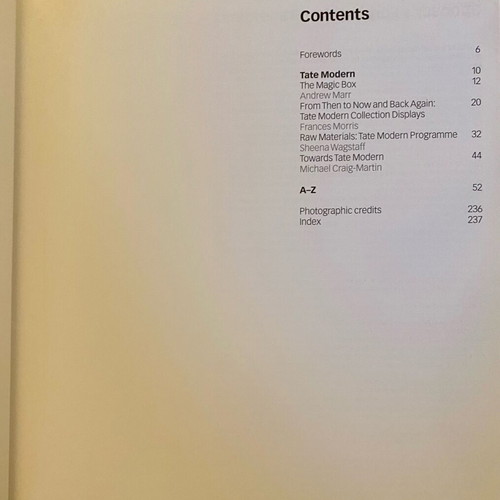 Tate Modern The Handbook art book like new