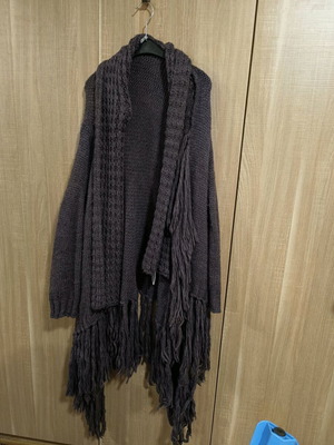 Mat Fashion cardigan used, plus size, purple