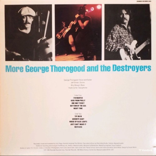 George Thorogood vinyl records pack like new, Move It On Over 1978 and More