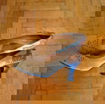 Γόβες μπεζ καφέ με χοντρό τακούνι Νο 41 σαν καινούργιες