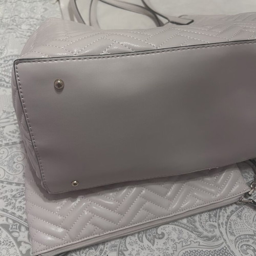 Guess Vikky II Large 2-in-1 Tote bag, like new, white