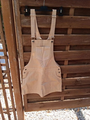 Thesis cotton salopette size S like new, beige