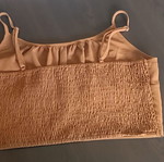 Adjustable strap top, brown