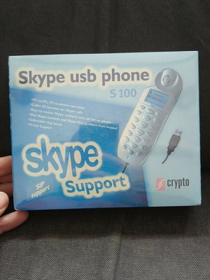 Skype USB Phone by Crypto καινούργιο, σφραγισμένο