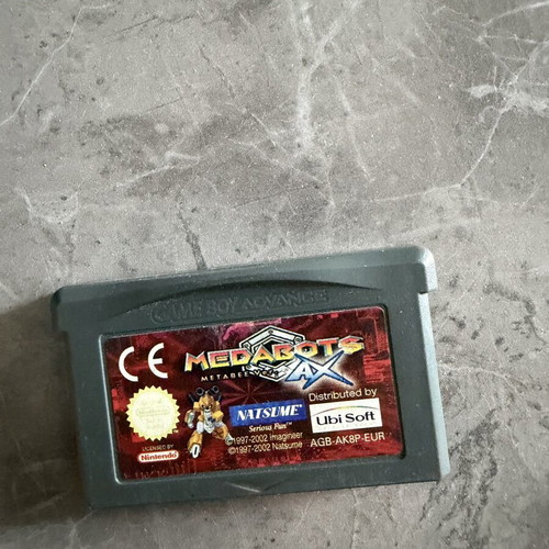 Medabots AX Metabee Gameboy Advance Nintendo game, like new, full CiB