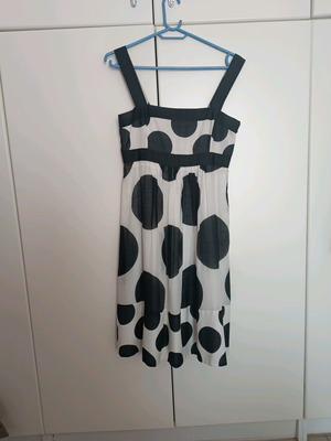 Zara dress black and white like new size M