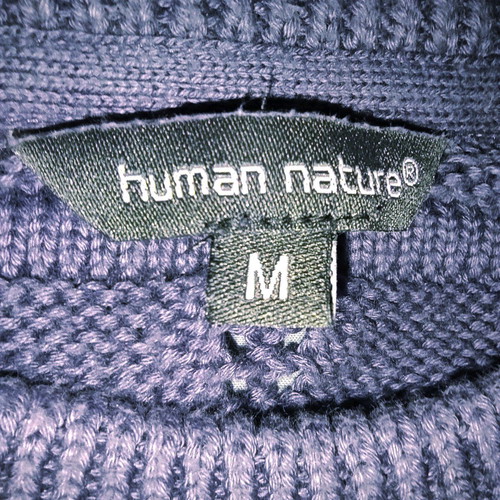 Mauve Human Nature organic cotton sweater like new, size S-M