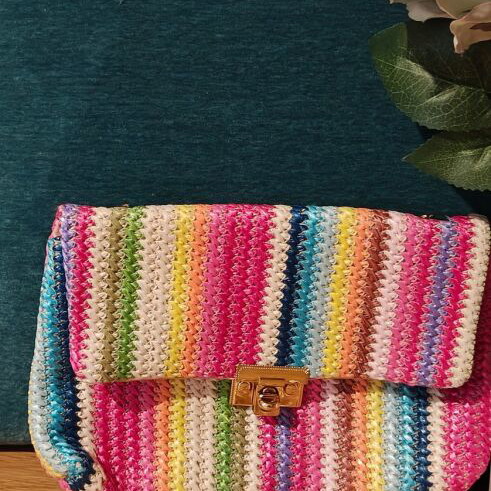 Shoulder bag multicolored new