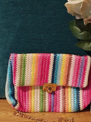 Shoulder bag multicolored new