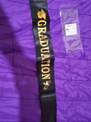 Graduation sash new