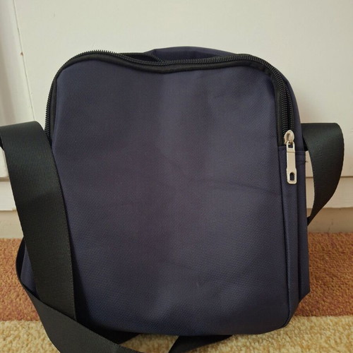 Men's shoulder bag with crossbody strap blue new