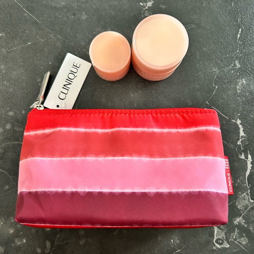 Clinique makeup bag with 2 creams new