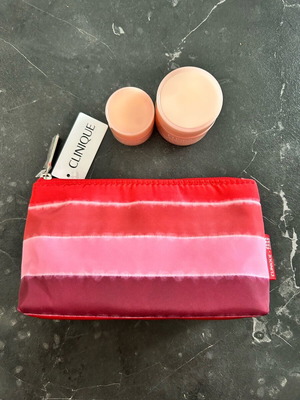 Clinique makeup bag with 2 creams new