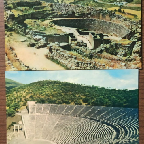 Collectible postcards like new, set of 16 with landmarks