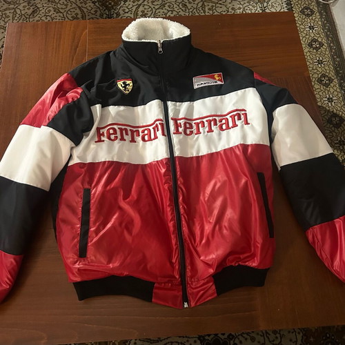 Ferrari reversible jacket new, white and red, size L