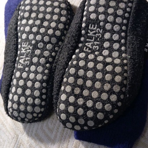 Falke children's slippers like new, size 31-32, blue
