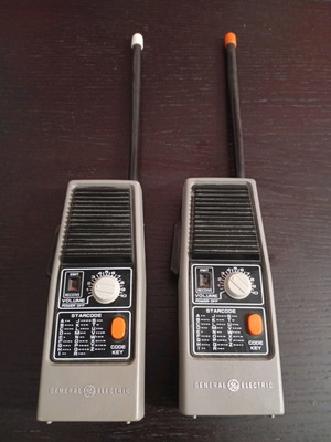 Ζευγάρι General Electric walkie-talkies vintage σαν καινούργιο