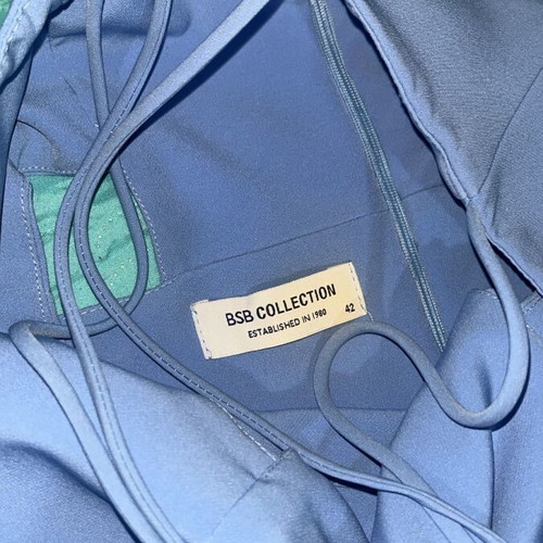 BSB Collection blue jumpsuit with cut-outs, large 42