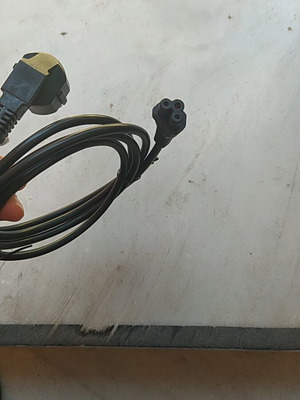 Schuko Power Cable Male 90° to IEC-320-C5 2m NEDIS CEGT10100BK20
