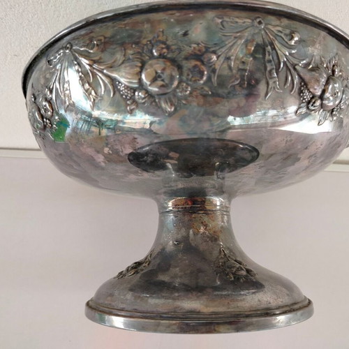 Metal bowl fruit bowl used with Bavaria mark