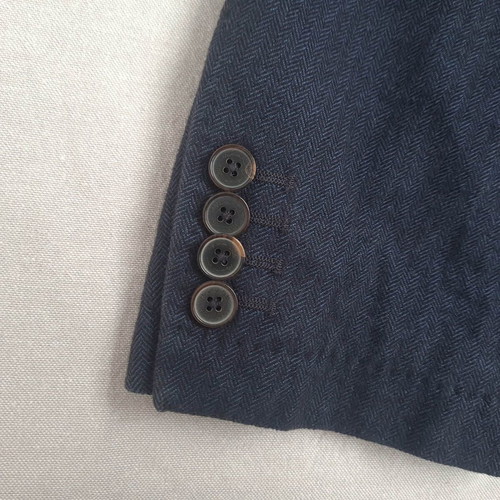 Massimo Dutti men's cotton jacket size 58 XXL like new, blue