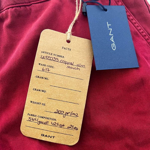 GANT pants new, size S, red
