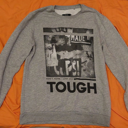 Bershka gray shirt like new, size L