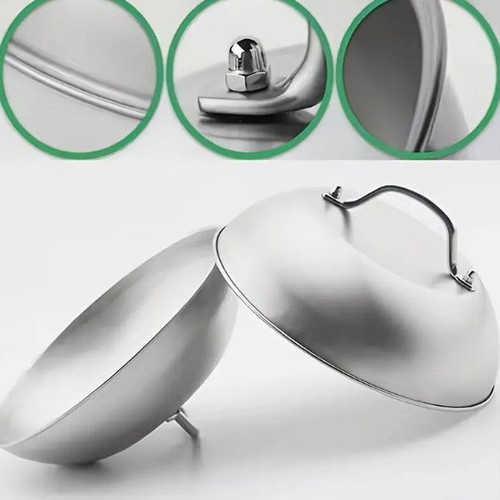 Barbecue lid 22.5cm stainless steel new