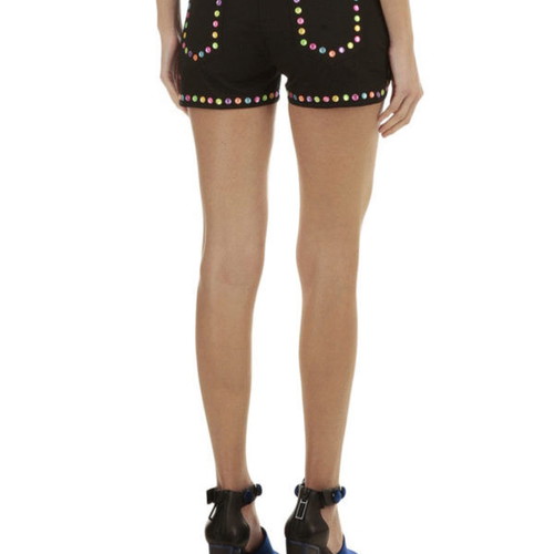 Love Moschino denim shorts used, size L, colourful studs
