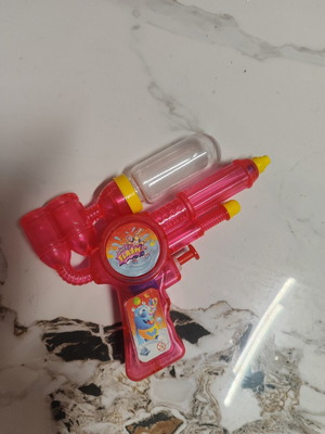 Sweet Blast Kids Water Gun used, pink with blue hippo