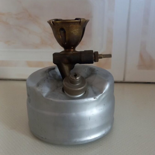 Vintage Soviet petrol stove used
