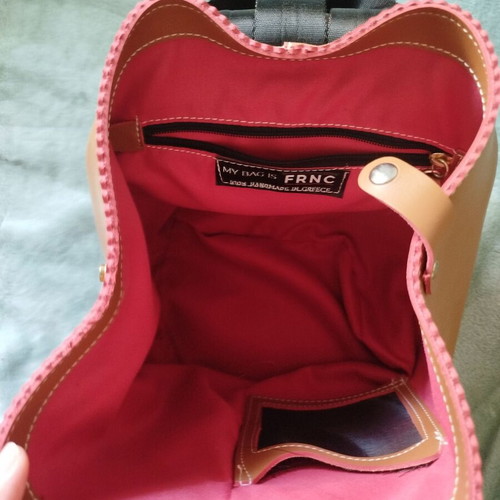 FRNC backpack new, brown and beige
