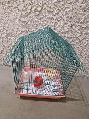 Birdcage for songbirds like new with all accessories