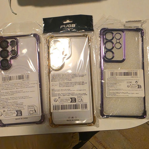 Samsung S25 Ultra phone cases new, shockproof with reinforced corners, set of 3